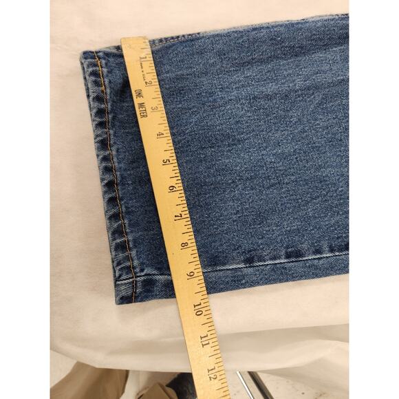 Levi's 550 Relaxed Fit Jeans 42x29 (27 actual) Medium Wash Denim Blue High Rise - Picture 7 of 8